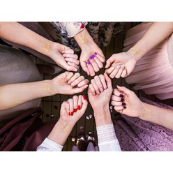 Tetování zlaté Team Bride 2